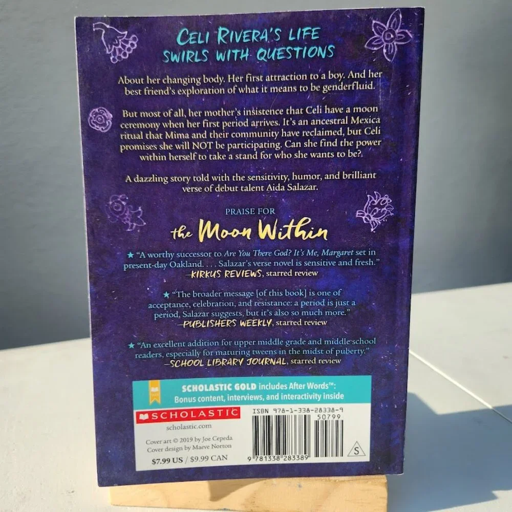 NEW The Moon Within Scholastic Gold Paperback Book by Aida Salazar Poetry Book P